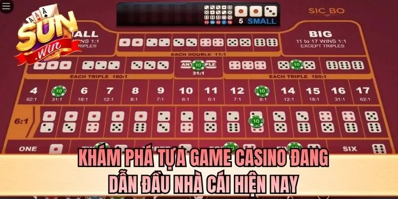 Khám phá tựa game casino đang dẫn đầu nhà cái hiện nay